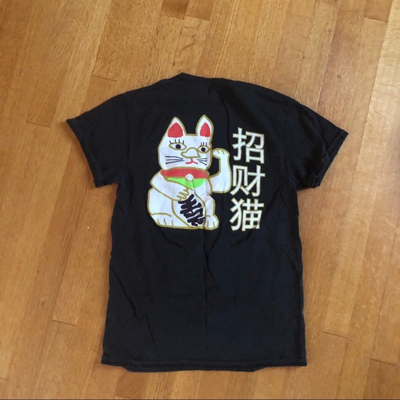 Zumiez Shirts Chinese Lucky Cat Tee Poshmark